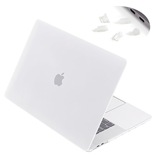 LENTION Matte Hartschale Ultra Slim H  lle f  r MacBook Pro  15   2016 2017  mit Touch Bar  Modell-A1707  Durchsichtige Plastikabdeckung Schale  Prote