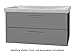 Produktbild PELIPAL Solitaire 9005 SET V128-2L: Keramik Waschtisch Villeroy & Boch Avento, Weiß + Unterschrank /