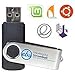 Produktbild Everything But Stromboli USB-Stick (16 GB, USB 2.0, Linux Recovery Bootable Live Flash Drive (8 in 1) - inklusive Ubuntu 18.04, Linux Mint, Clonezilla, Fedora, Tails, Kali und Bedienungsanleitung