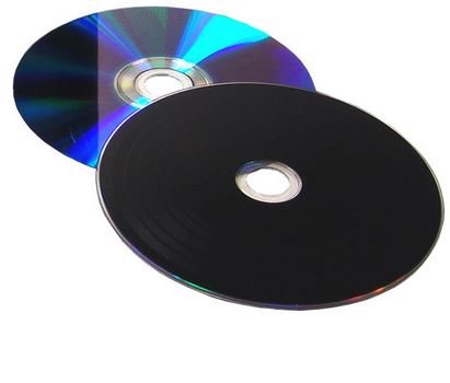 6 Stück Kronenberg24 Vinyl Collection DVD Rohling violett/schwarz 4,7GB - 2