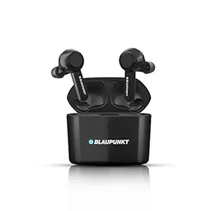 Blaupunkt BTW Pro+ Truly Wireless Earphones with Dual Mic with ENC (Environment Noise Cancellation) Technology, Qualcomm Aptx,a Shiny Classy Comfortable Earbuds with Memory Foam Eargels