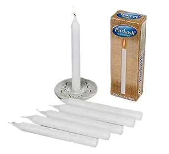 PROSPERRO LUMO Paraffin Wax Tapper Candle, Pack of 12 Candles