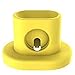 Produktbild Huhu833 Ladestation kompatibel mit Apple Watch Series 4/3/2/1, Ladegerät Aufladen Conversion Dock Stand Bracket für alle Apple Watch (44mm, 42mm, 40mm, 38mm) AirPods 2/1 Stand (Gelb)