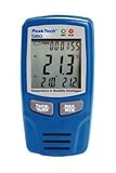 PeakTech 5180 Temperatur- und luftfeuchtigkeits-datenlogger -40. +70°C, 0-100% RH