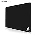 Produktbild Mauspad JRCMAX Gaming Gummi Mouse Mat mit 320x270x2mm (12,3 "x 10,6" x 0,07 "), Seidenglatte Oberfläche und rutschfest, Kompatibel mit Laser und optische Mäuse, Schwarz