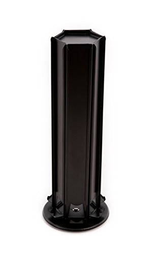 60 Nespresso Kapseln Drehbar Kaffee Kapselspender Kapselständer – Qualität Galvanisiert Puder Schwarz Stahl – Peak Coffee® N60B – (Kapseln nicht enthalten) - 2