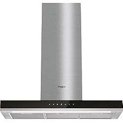 Whirlpool WHSS 92F LT K hotte 770 m³/h Monté au mur Noir A+ - Hottes (770 m³/h, Conduit/Recirculation, A, A, C, 59 dB)