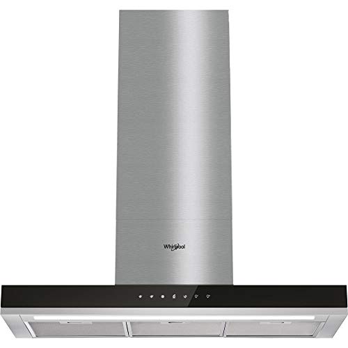 Whirlpool WHSS 92F LT K hotte 770 m³/h Monté au mur Noir A+ - Hottes (770 m³/h, Conduit/Recirculation, A, A, C, 59 dB)