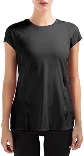 Ladies Yoga Tops Loose Gym Running Relaxed T-Shirt Activewear Baggy Ultra Soft Athletic Sports Tops for Women