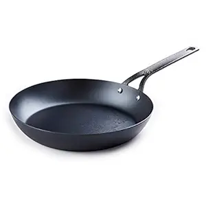 BK Cookware CC002354-001 Black Carbon Steel Skillet, 12'