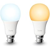 Innr B22 Duo Pack of 2 Smart LED Bulbs, Tunable &amp; Dimmable White Ambiance Light, Bayonet, Compatible with Philips Hue*, Amazon Echo Plus &amp; Alexa, BY 178T-2