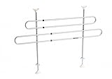 Kleinmetall SafetyStar SU1 Universall Gepäckgitter / Hundegitter / Schutzgitter (Silber)