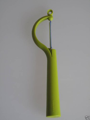 TUPPERWARE Schäler Schälfix grün D82 Sparschäler Flachschliff Profischäler 6627 - 2