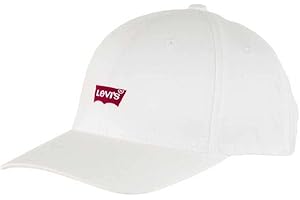 Levi's Housemark Flexfit Cap, Regular White, One Men's, REGULAR WHITE, rozmiar uniwersalny