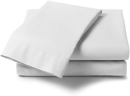 Textiles Direct Percale White Double Fitted Valance Sheet