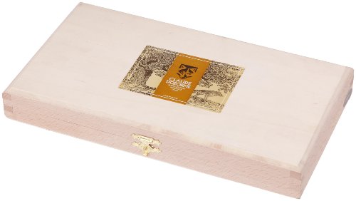 Claude Dozorme 2.60.001.89 Box aus Buchenholz mit Steakmessern, 6 Stück, Laguiole, Stiel aus Olivenholz - 2