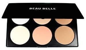 Beau Belle Highlight and Contour Palette - Contour and Highlight Palette - Contour and Highlight Kit - Highlight and Contour Kit - Highlighter Make Up - Contour Palette - Contouring Make Up