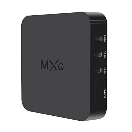 Leelbox MXQ Android TV Box Android TV Caja Amlogic S805 Quad Core Android 4.4 1GB de RAM 8 GB de Flash Pre instalado Smart TV Box Negro