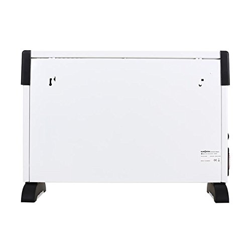 Klarstein HT005CV Konvektorheizung Heizkonvektor (max. 2000 Watt, 3 Heizstufen, Thermostat, geräuscharm, zur Wandmontage geeignet, Timer) weiß - 2