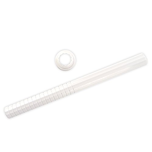 Cake Company Tortensäulen in Weiß | 12 Stück | Geeignet für die SPS-Stecksysteme - Tortenständer| SPS-06 bis SPS-18 | Tortenständer-Stützen aus Kunststoff | Hochzeit & Taufe | Für mehrstöckige Torten