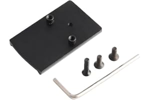 AWETHE RMR kit de montaje de placa base alcance montaje se adapta a RMR VISM Red Dot Sight para Real FIRE Calibre Fit G17 19 22 accesorio de caza