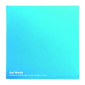 Gel World Extra Large Gel Pads for All Big Bikes : Royal Enfield | Avenger | Harley| Superior Cushioning | Simple to Fit on Any Seat | Cool Comfort | Size : 30 cms x 30 cms x 1.5 cms.