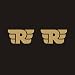 isee360 Royal Logo E2 Customized Royal Enfield Sticker_Gold Reflective - Small Size For Back Mudguard Cover,Helmet (Pack Of 2pcs) RS.99.00