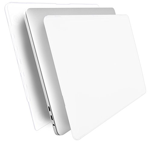 MyGadget MacBook Pro 13 Zoll *Gummi* Case – Model mit / ohne Touchbar Ende 2016 (A1706 / A1708) Plastik Mac Hülle Schutzhülle Hartschale Cover (Weiss) - 2