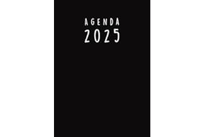Agenda 2025 Settimanale Verticale: da Gennaio a Dicembre 2025 | 12 mesi | settimana su una doppia pagina | con orari 07:00 To 22:00 | Formato A4 | Nera