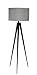 Produktbild Zuiver 5000800 Floor Lamp Tripod, Metall, schwarz / grau
