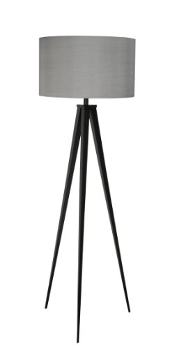 Preisvergleich Produktbild Zuiver 5000800 Floor Lamp Tripod, Metall, schwarz / grau