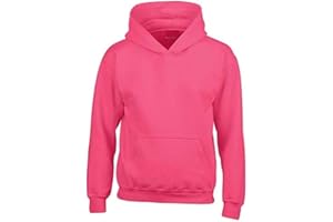 NY DELUXE EDITION Sweat à capuche uni pour enfants et filles de 5 à 13 ans