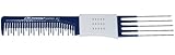 COMARE Hairdressing/professional double end gripper comb with metal lifters - 357