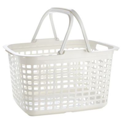 Lakeland Wäschekorb, leicht transportierbar,Polypropylen, bis 25kg, 45x31,5x27cm