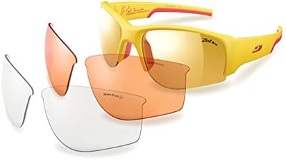 Julbo sunglasses J 433 Dust 0015 Acetate plastic Yellow Brown with Gold mirror effect
