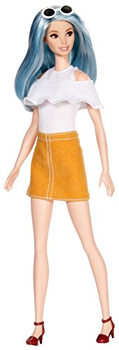 Barbie- Fashionista Falda Mostaza (Mattel Spain DYY99)