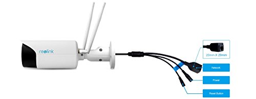 Reolink RLC-411WS-LB Wireless IP Camera, 4-Megapixel 1440P Wireless Security 2.4G/5.8G Dual Mode Wifi Outdoor Bullet, 4X Optical Zoom, Built-in 16GB Micro SD Card,2560×1440, Night Vision 80-110ft - 5