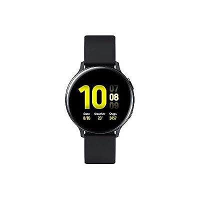 Samsung - Montre Galaxy Watch Active 2 - Aluminium 44 mm - Noir Carbone - Version Française