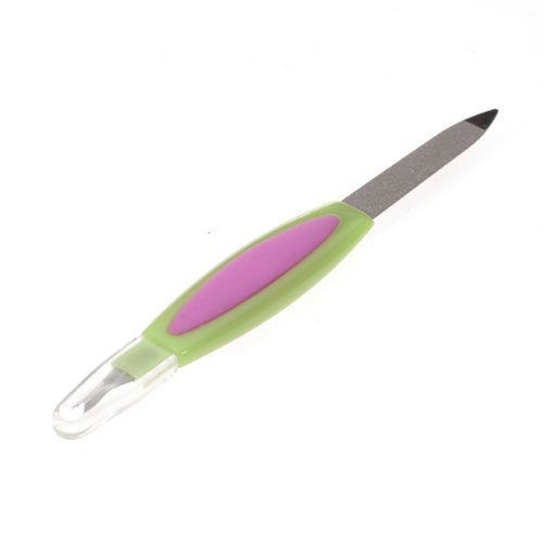ma-on Multifunktions doppelseitig Nagel Fußnägel Datei Cuticle Trimmer Maniküre Werkzeug (zufällige Farbe) - 2
