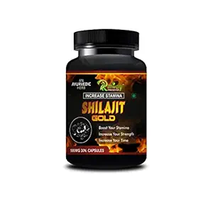 INLAZER SHILAJIT GOLD CAPSULE II Ayurvedic Capsules For Increases,Stamina And Power (pack of 1-30 Capsule)