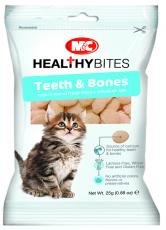Mark And Chappell Ltd M & c saludable picaduras dientes y huesos de gato Treats 25 G