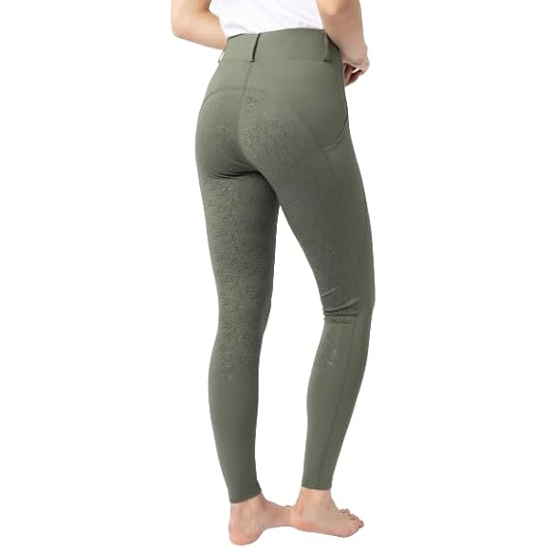 Horze Pantalon d'équitation en silicone pour femme
