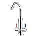 Produktbild Waschraumarmaturen Instant wasserhahn, badezimmer doppelgriff wasserhahn küche schnell edelstahl heizung wasserhahn 220 V heißwasser wasserhahn haushalt wasserhahn für das wasser Waschtischarmaturen