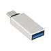Produktbild Roll over image to zoom in ECVILLA Type-C to Micro HyperDrive USB 3.0 Adapters for 12" MacBook, ChromeBook ,Pixel, Nexus 5X, Nexus 6P, Nokia N1, OnePlus 2 and More (Silver)