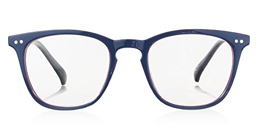 Preisvergleich Produktbild Demel Augenoptik Klassische Kunststoff-Lesebrille / Lesehilfe inkl. Brillenetui und Mikrofasertuch – Kunststofflesehilfe mit Federscharnier in den Stärken 1,0 bis 3,0 Modell: Nikita (Rot, 1.5)