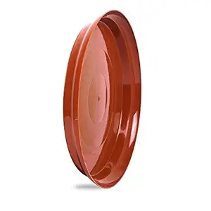 Pepper Agro Flower Pot Plant Saucer Base Plate Planter Tray 11inch Terracotta (Set of 12)