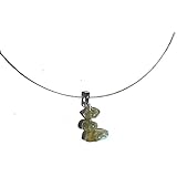 Labradorite, collana di pietra naturale, natura pendente fatto mano gioiello gioielli labradorite semplice collana ciondolo semplice pietra natura