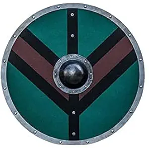 A one Medieval. Vintage Valhalla Raven Authentic Battel Arm Viking Shield Armor Replica Viking Shield