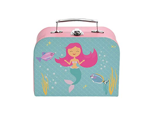 Preisvergleich Produktbild made2trade Kinder Koffer - Butterbrotdose- Lunchdose - Set - Meerjungfrau