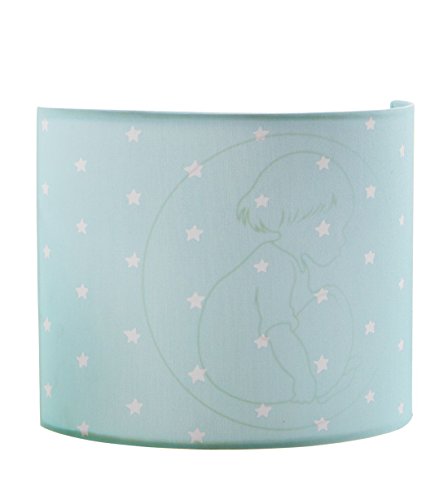 Preisvergleich Produktbild Kids Concept Wandlampe Barnkammaren mit Silhouette, 22x11x18cm, Mint